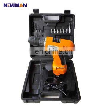 Electric drill cordless screwdriver with bits