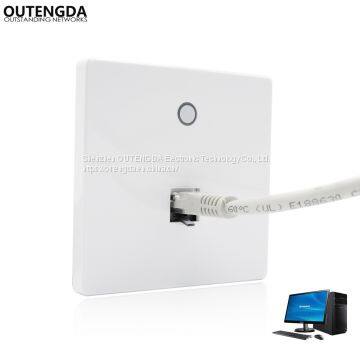 750Mbps Dual Band IEEE 802.11ac 2.4GHz/5GHz In-wall Wireless Wi-Fi Access Point Socket Wifi AP Router