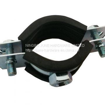 Heavy duty EPDM rubber pipe clamp