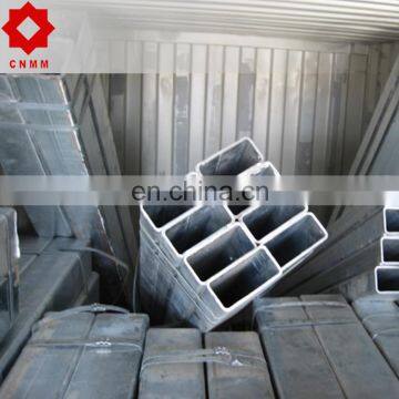 Factory directly sale rectangular section double side zinc coated: 275g/sm tube