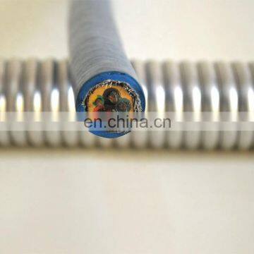 TYPE MC THHN INSULATED CONDUCTOR WITH ALUMINUM ALLOY TAPE ARMORED USE IN CABLE TRAYS