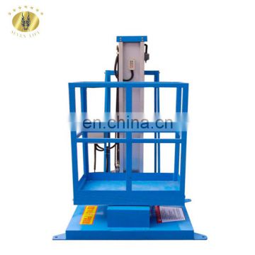 7LSJLI Shandong SevenLift 10m aerial manual mobile hydraulic electric light one man lifter