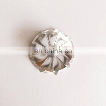 TD025 reverse 30.73/40.00mm 9+0 blades high performance turbocharger milling/aluminum 2618/billet compressor wheel