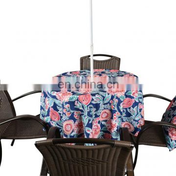 Euyopean design outdoor round table cloth polyester