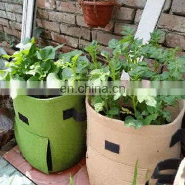 3 Gallon 5 Gallon 7 Gallon 10 gallon 100 gallon 200 gallon Aeration Fabric Plant Grow Pot Garden Potato felt planter grow bags