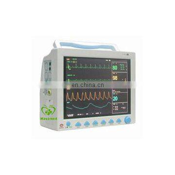 MY-W003C Medical Monitoring Portable 12 Inch Veterinary Vital Signals Multiparameter Patient Monitor Price photo-4