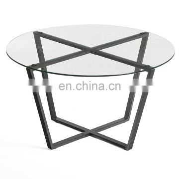 Tempered coffee table glass top Clear Floating glass table top