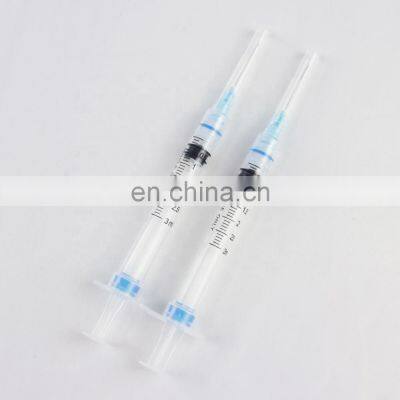 Disposable medical syringe 3ml  luer lock auto-disable syringe with needle