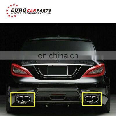 CLS63 W218 W style stainless steel muffler tips fit for CLS class w218 C218 CLS300 CLS350 exhuast pipe