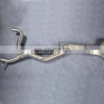 Stainless Steel Material Exhaust System Muffler for Audi Q7 Cat Back With Valve Control for Audi Q7 Exhaust System Downpipe photo-2