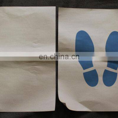 JZ Customizd Logo Disposable Car Floor Mat Waterproof Paper Kraft Paper for Protective car Floor Mats