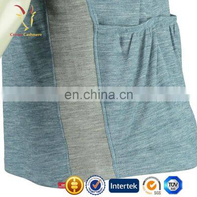 Mens Polo Shirts Wool Sweatershirt With Pocket photo-3