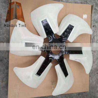 Excavator ZAX330-3 Fan Blade for Diesel Engine 6HK1 Cooling Fan Blade 4 Hole 6 Blades