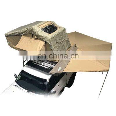 4x4 Camping Sunproof Waterproof 270 Degree Car Bat Fox Wing Batwing Foxwing Side Awning Tent with Annex Room