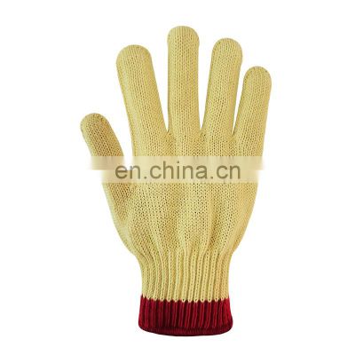 Aramid knit Cut Resistant Safety Work Gloves Anti Flame Safety Work Gloves Anti Cut Safety Hand Gloves