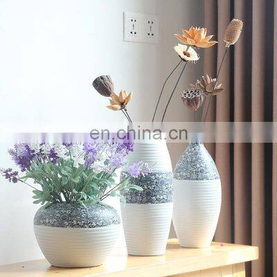 China home decor wholesale modern types of flower vase