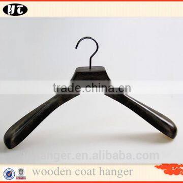 black high-end garment wooden hanger