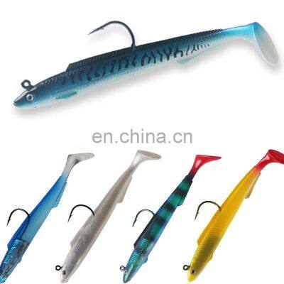 15cm Swimbait Artificial Bait Carp Pesca Lead Jig Head Eel lure Soft Fishing Lure