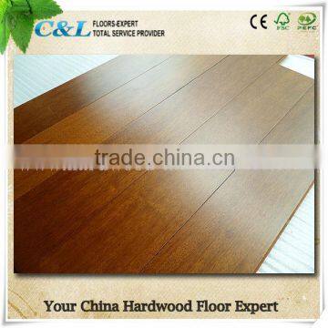 T&G system smooth multilayer engineered Taun wood flooring