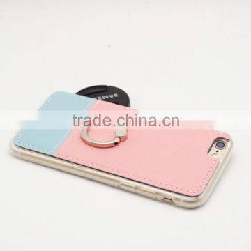 Pu Leather Cover With 360 Degree Rotating Ring Stand Cell Phone Case for Samsung photo-4