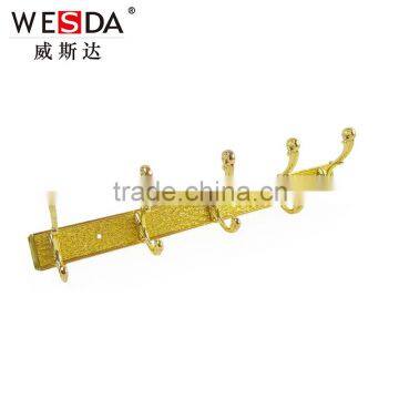 Wesda 2016 new fashion hooks golden zinc alloy thanks hanger hooks 070