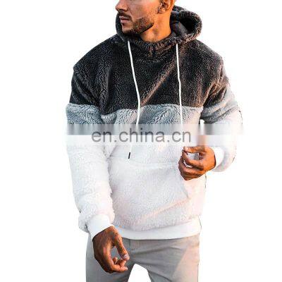 2021 Christmas Spring Amazon Men's European and American Three-color Print Hooded Custom Fashion Casual Sweater Men