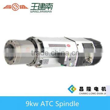 Cnc Precision Cutting Spindle HSD Cnc Carving Router Spindle 9kw Air Cooled Spindle Automatic Tool Change ISO30/BT30 Same as HSD photo-3