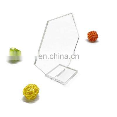 20 Pack Acrylic Wedding Table Numbers With Stands 4 x 6 Inch Clear Sign Acrylic Table Numbers Holder photo-3