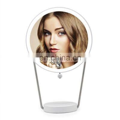 Hot Sale 2 in 1 LED Desktop Makeup Mirror With Lamp Lights Luxury LED Bathroom Wall Mirror Household LED Cosmetic Mirror