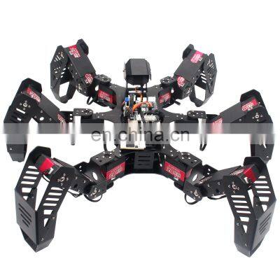 Assembled SpiderPi 18DOF Hexapod Robot Spider Robot wIth Board For Raspberry Pi 4B/4G Starter Version