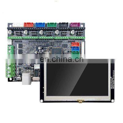 Makerbase MKS Robin Nano 3D Printer Motherboard ARM Control Board with 4.3 Inch Touch Screen