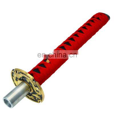 26cm Aluminum Samurai Sword Katana Shift Knob , Red sword shift knob