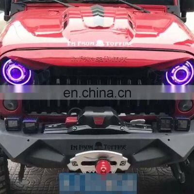 RGB Round 40w Headlamp Led Headlight for Jeep for Wrangler jk photo-5