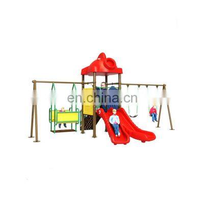 Fish Roof Function Design Outdoor Slides Equipment Plastic Slide Swing Set Playground