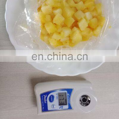 Sinocharm BRC A Approved Frozen Fruit Taste Sweet IQF Frozen Pineapple Cut photo-3