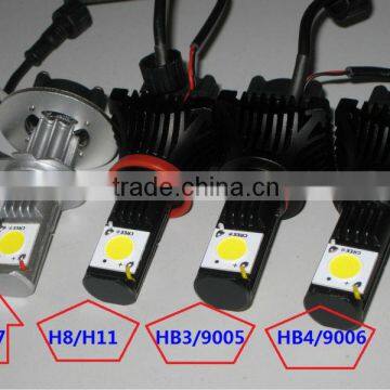 50W kree chip 2000 lumen car led headlight(H4,H7,H8,H11,9005/HB3, 9006/HB4), replace halogen bulb