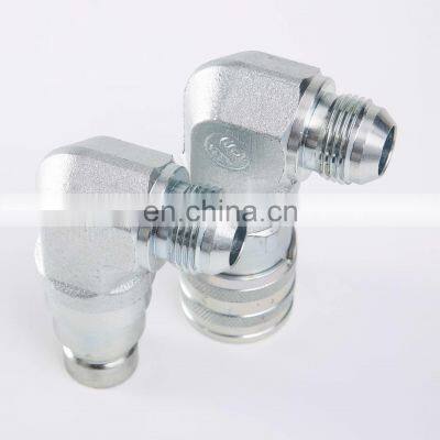 couplings with 90 degree elbow Skid Steer Hydraulic Quick Connect Coupler