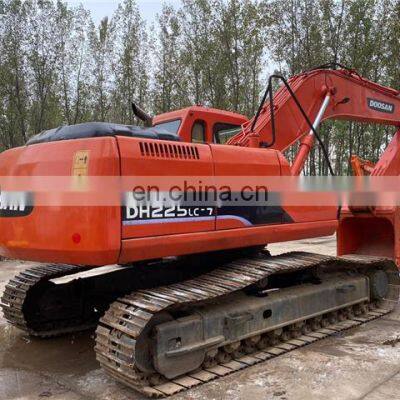 doosan original crawler excavator , Korean doosan dh225-7 dh225lc excavator , doosan digging machinery for sale