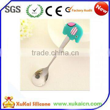 Top quality fancy baby silicone spoon