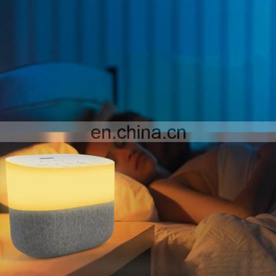 Led Portable White Noise Baby Machine Generator With Night Light For Sleeping