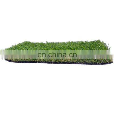 High density outdoor natural green carpet football artificial grass for garden