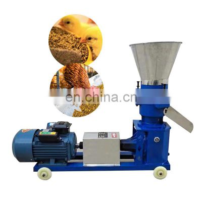 Home Automatic Chicken Pelletizer Extruder Mill Processing Small Livestock Pellet Press Broiler Feed Making Machine