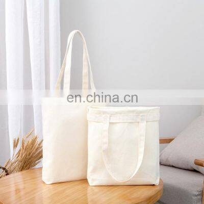 Boutique Cotton Beach Canvas Shopping Bag,Fashion Women Canvas Tote Bag Blank,Custom White Cotton Canvas Bag Supplier With Logos photo-2