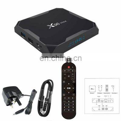 X96 Max+ Amlogic S905X3 X3 4G32G Quad Core Box TV Android 10 Smart 4K TV Box Set Top Box