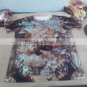 custom full sublimation printing t shirt