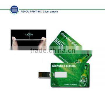 Best Promotional Gift 1gb USB Flash Drive/Paper USB 2.0 Card/Plastic USB Webkey Card photo-5