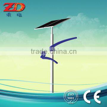 Q235 high quality hot dip galvanized steel lamp post /light pole