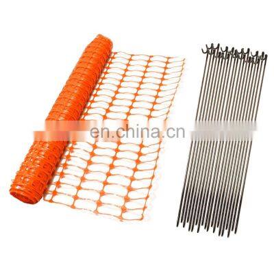 malla de seguridad naranja plastic factory 1*45m orange plastic safety mesh fence