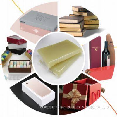 Non-toxic Cheap Price Semi-automatic Cover Bookbinding Animal Jelly Glue for Rigid Boxes