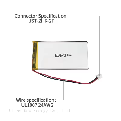 UFX 804585 3500mAh 3.7V Professional Polymer Lithium Ion Cell Manufacturer Produce Large Capacity Battery For Tablet PC photo-3